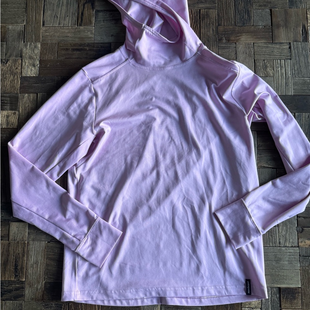 Patagonia Kids Lavender Long Sleeve Hoodie